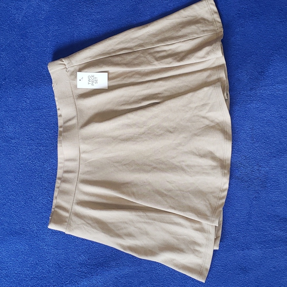 Meraki 2 Piece Tan Tank Skort Set NWT - Picture 6 of 10